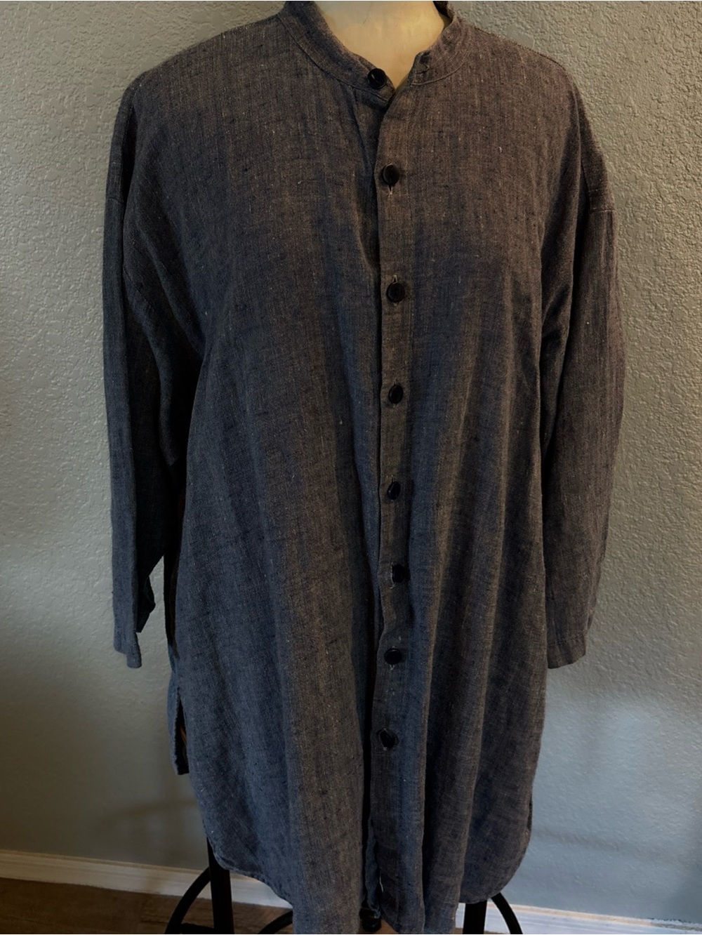 FLAX Jeanne Engelhart Linen Duster Tunic Jacket